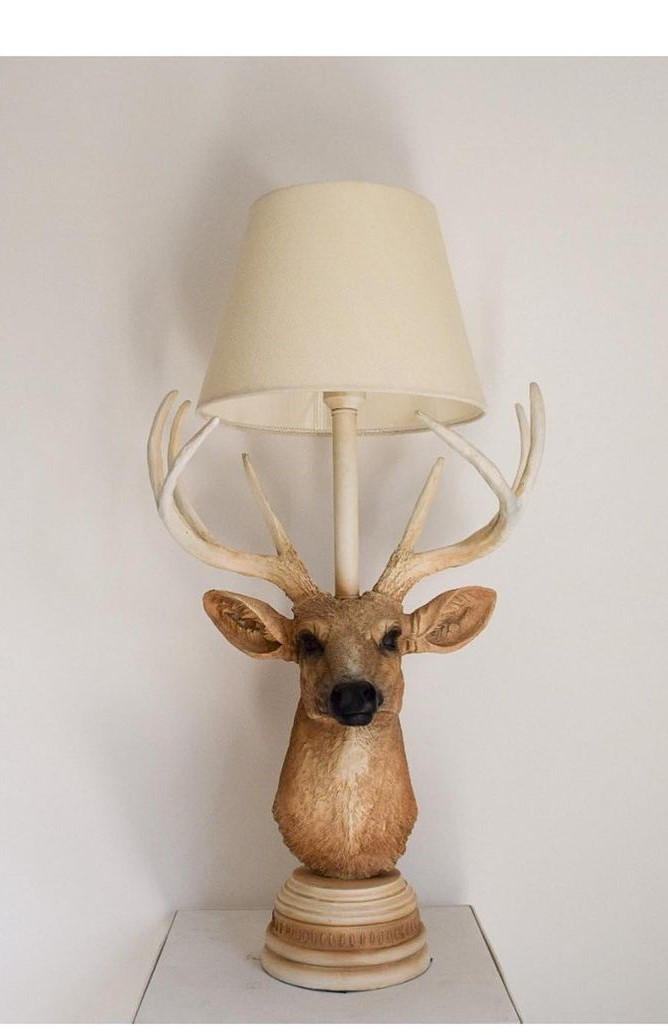 Deer Face Lamp